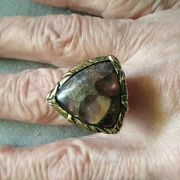 Studio Barse Jewelry - VINTAGE BARSE BROWN obsidian RING,NO ISSUES,SIZE7.5